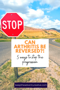 can arthritis be reversed stop sign