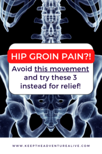 arthritic hip groin pain
