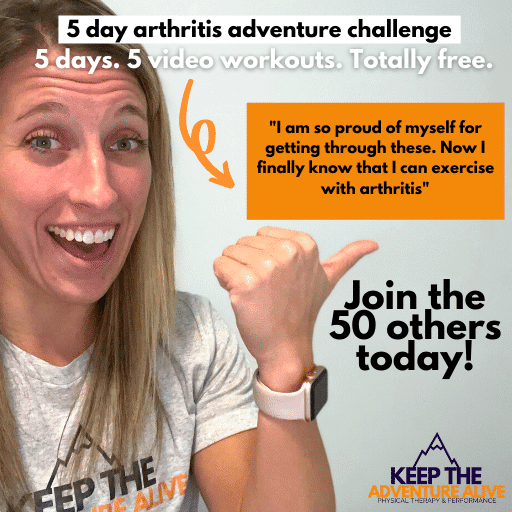 5 day arthritis adventure challenge